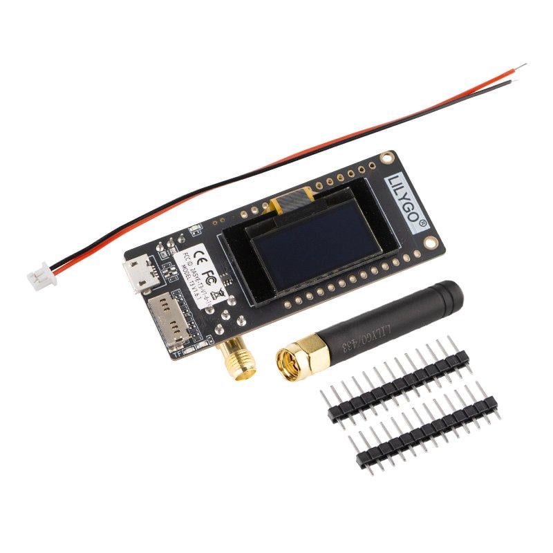 Модуль LoRa32 V2.1 ESP32 OLED 0.96 433 MHz (A725045)