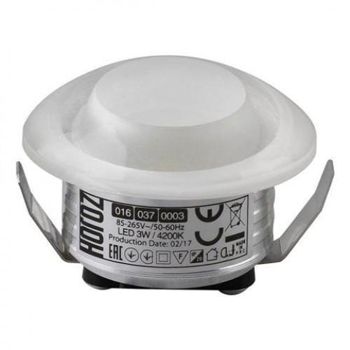 Точечный светильник LED RITA 3W 4200K 210Lm 85-265V d 43 мм Белый (016-037-0003-030)