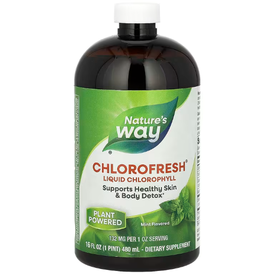 Добавка Хлорофилл Natures Way Chlorofresh Мятная 132 мг 480 мл