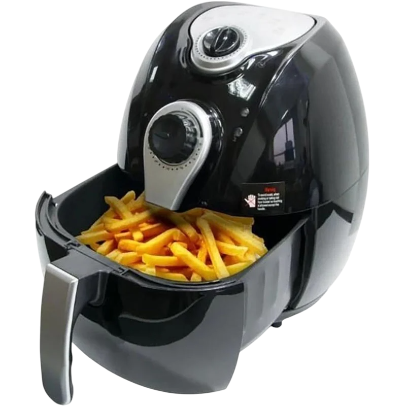 Фритюрниця Domotec MS-3220 аерогриль терморегулятор 1300W таймер 4,5 л Black (23793600)