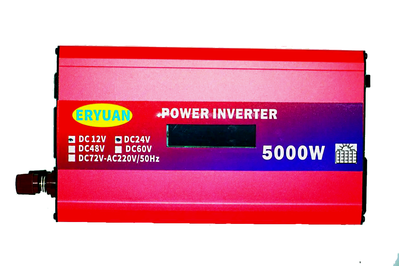 Інвертор автомобільний ERYUAN 12V-220V 5000W з LCD дисплеем та вольтметром (21039357) - фото 7 Інвертор автомобільний ERYUAN 12V-220V 5000W з LCD дисплеем та вольтметром (21039357) - фото 7