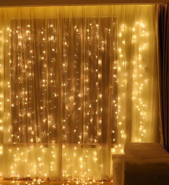 Гирлянда Xmas Водопад LED 3х2 м 320-WW Теплый белый (2067823d)