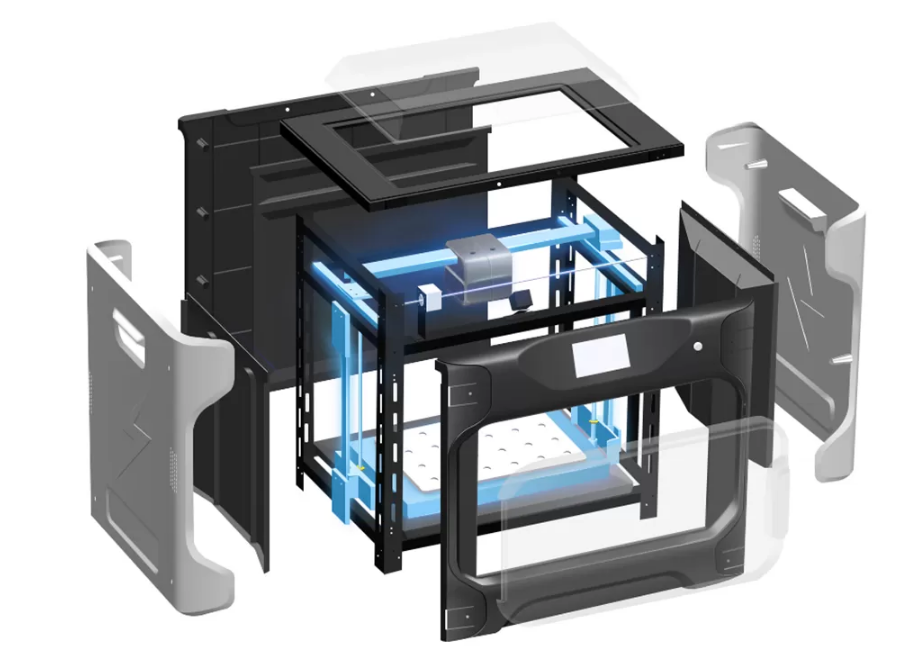 Принтер 3D Qidi Tech i-Fast с большим двойным экструдером - фото 3