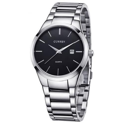 Часы наручные Curren 8106 Silver/Black (18682)