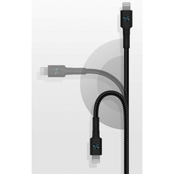 Кабель ZMI USB-C-Lighting Black 0.3 м Черный (AL872) - фото 3