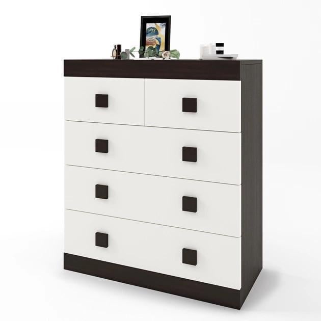 Комод Эверест Соната-3 800х380х940 мм Венге/Белый (ЕВ20146) - фото 1 Комод Эверест Соната-3 800х380х940 мм Венге/Белый (ЕВ20146) - фото 1