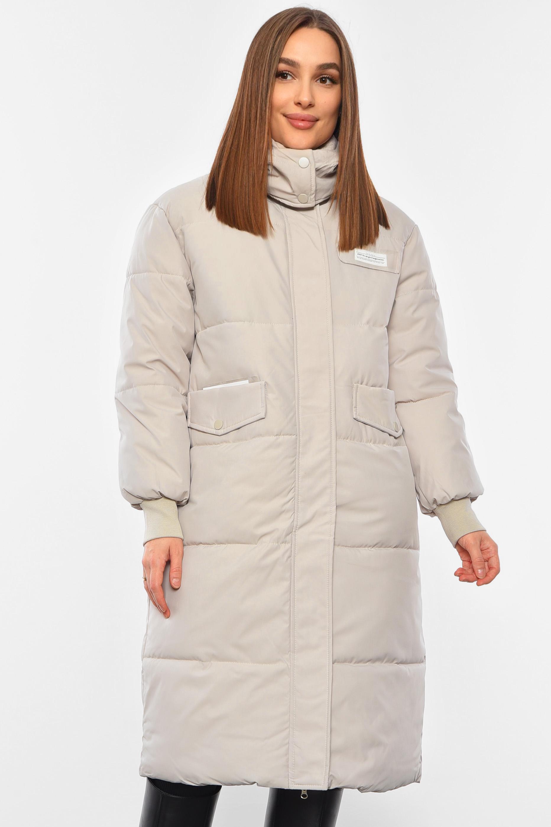 Куртка жіноча зимова 3XL Бежевий (193509)
