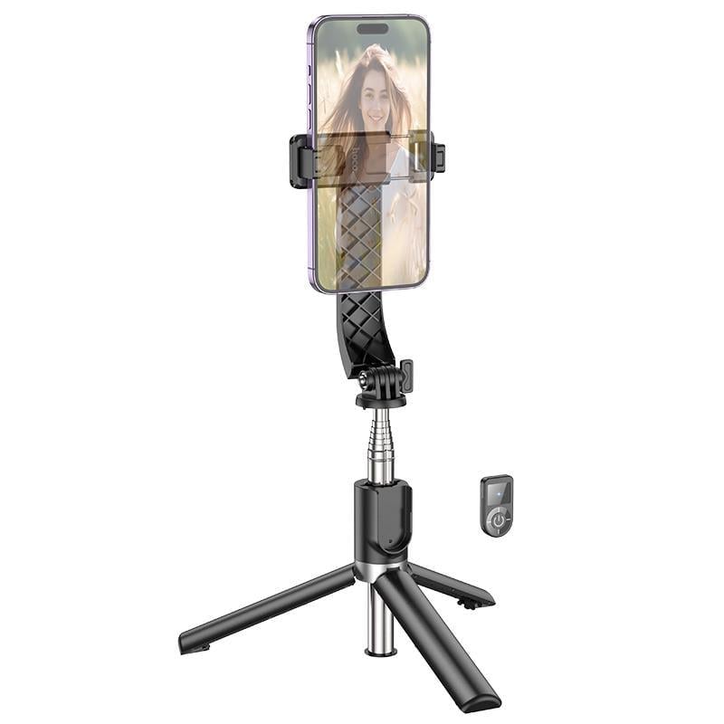 Селфі-монопод Hoco K20 Prior live broadcast holder Black (24893) Селфі-монопод Hoco K20 Prior live broadcast holder Black (24893)