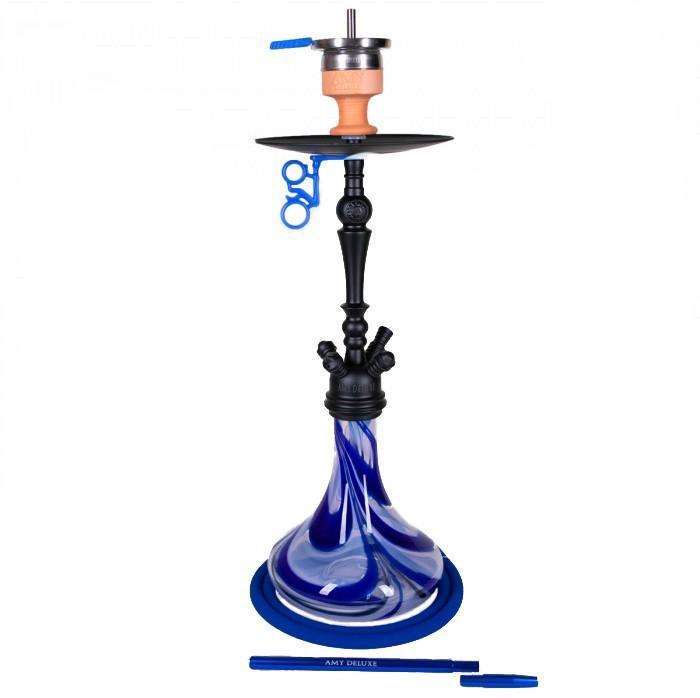 Кальян Amy Deluxe 057 Globe Синий