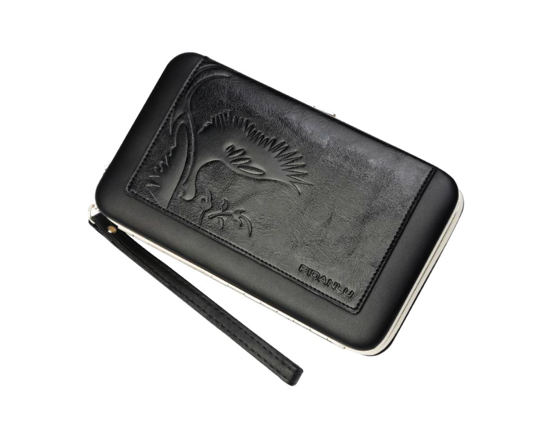 Женский кошелек Pidanlu Phoenix Wallet с ремешком Черный (SUN1342)