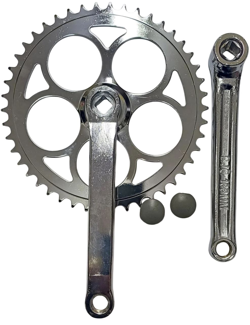 Шатуни дорожного велосипеда YP-004 Singl Speed 46 т сталь довжина 165 мм (2475492894)