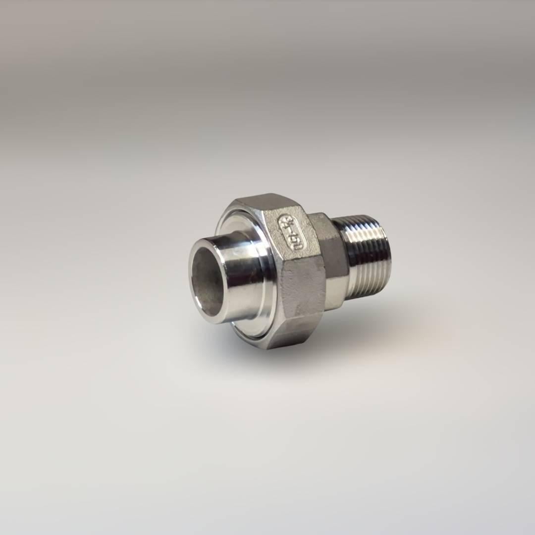 Американка наружная резьба-сварка ДУ20 н/ж сталь AISI304/с прокладкой PTFE/class 150/резьба BSP 3/4" (29203165)