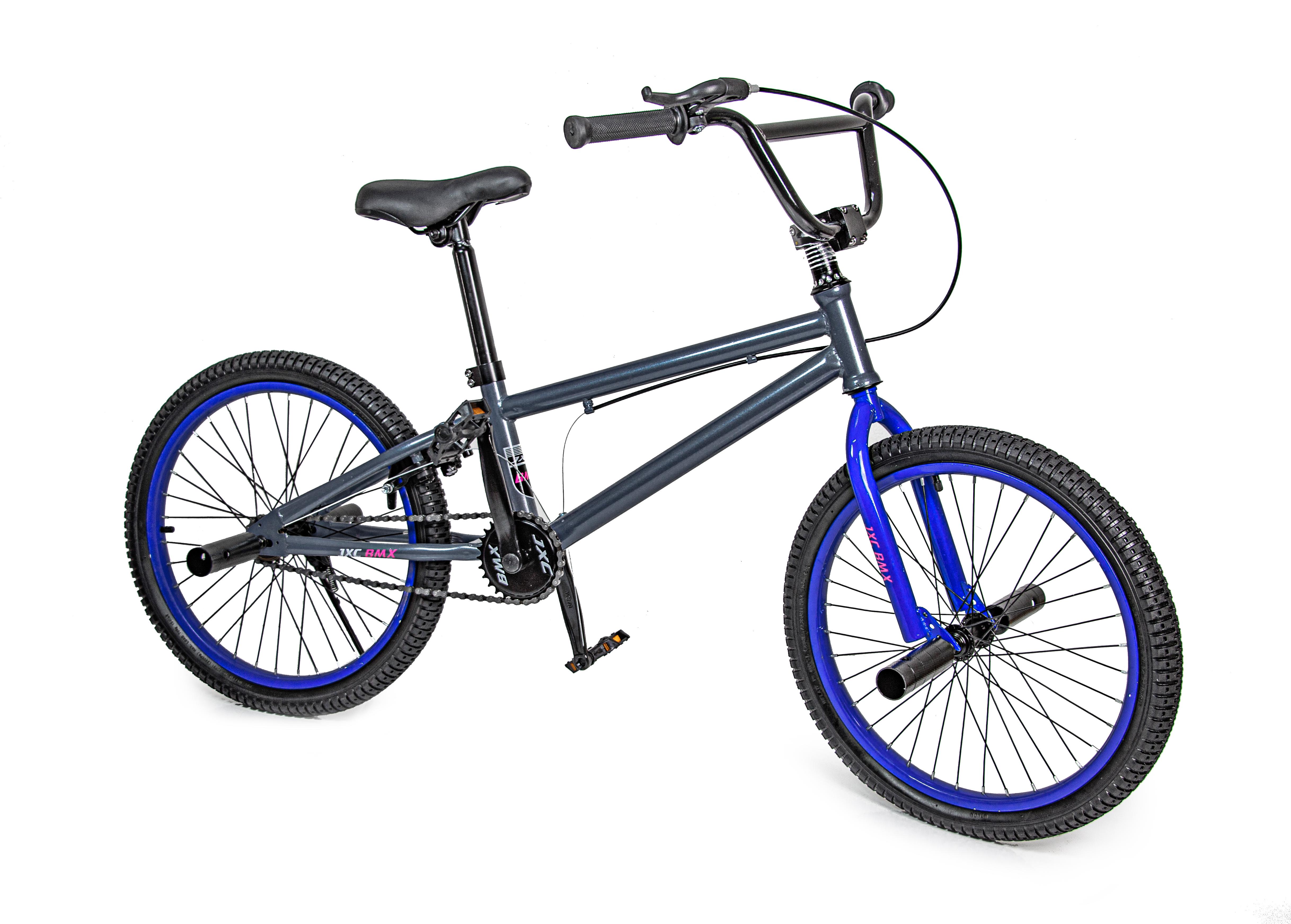 Велосипед трюковый детский 20 JXC BMX Black/Dark blue (645092531)