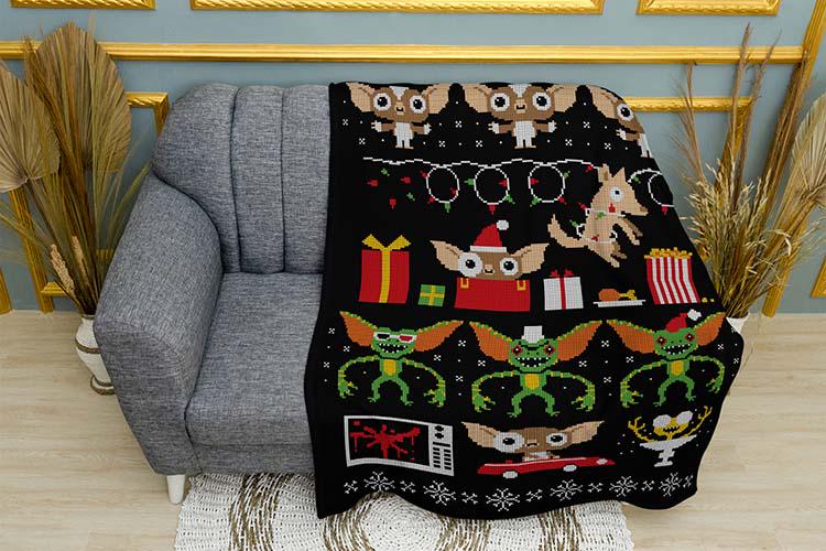 Плед плюшевый Mischievous Gremlins однослойный 135х150 см (114522)
