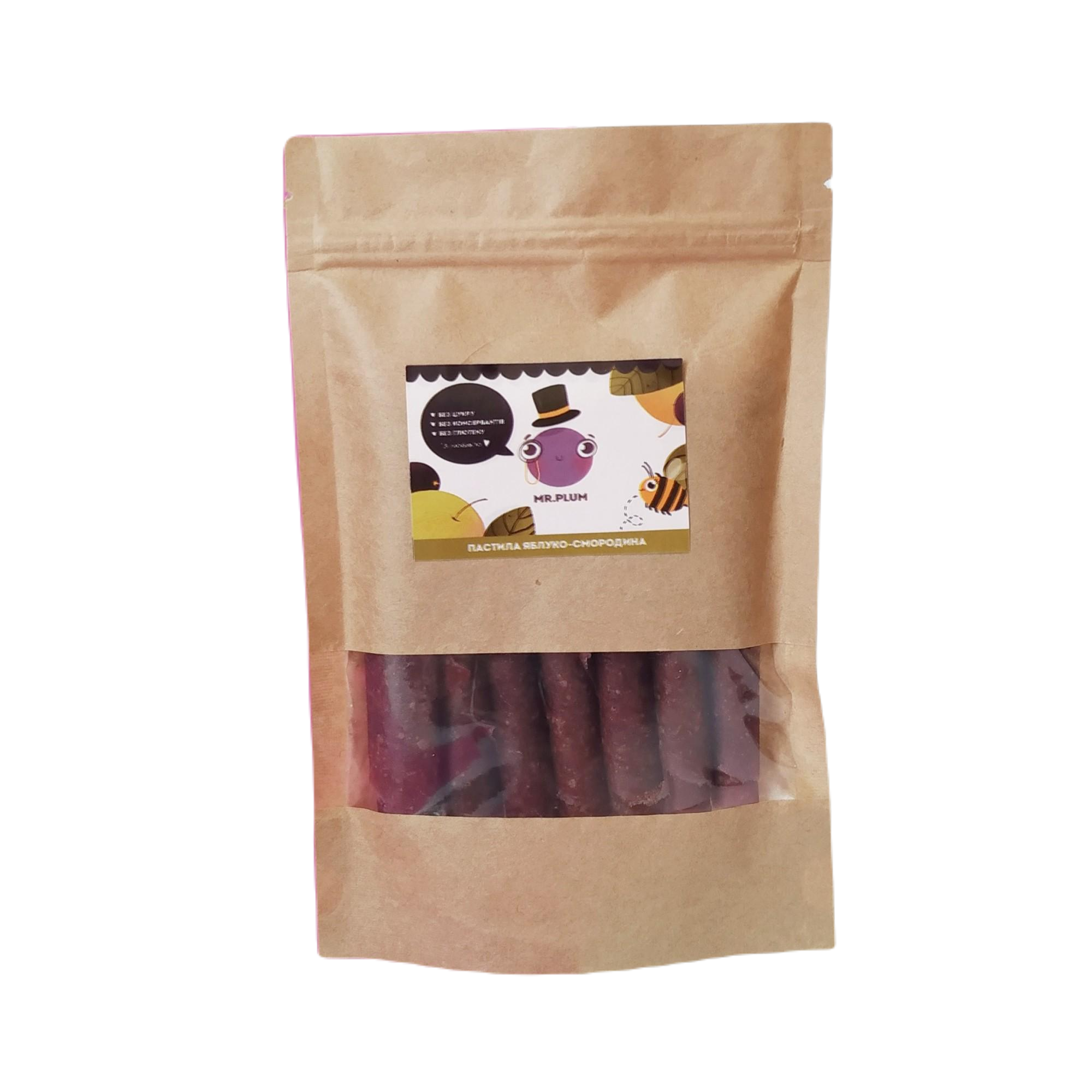 Пастила натуральная Mr.Plum Чорна смородина 100 г