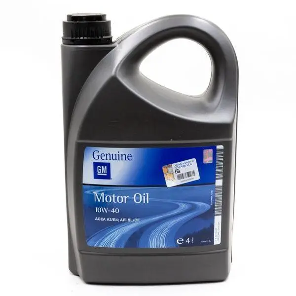 Моторное масло GM 10W40 4 л SL/CF A3/B3 л (GM-93165215)