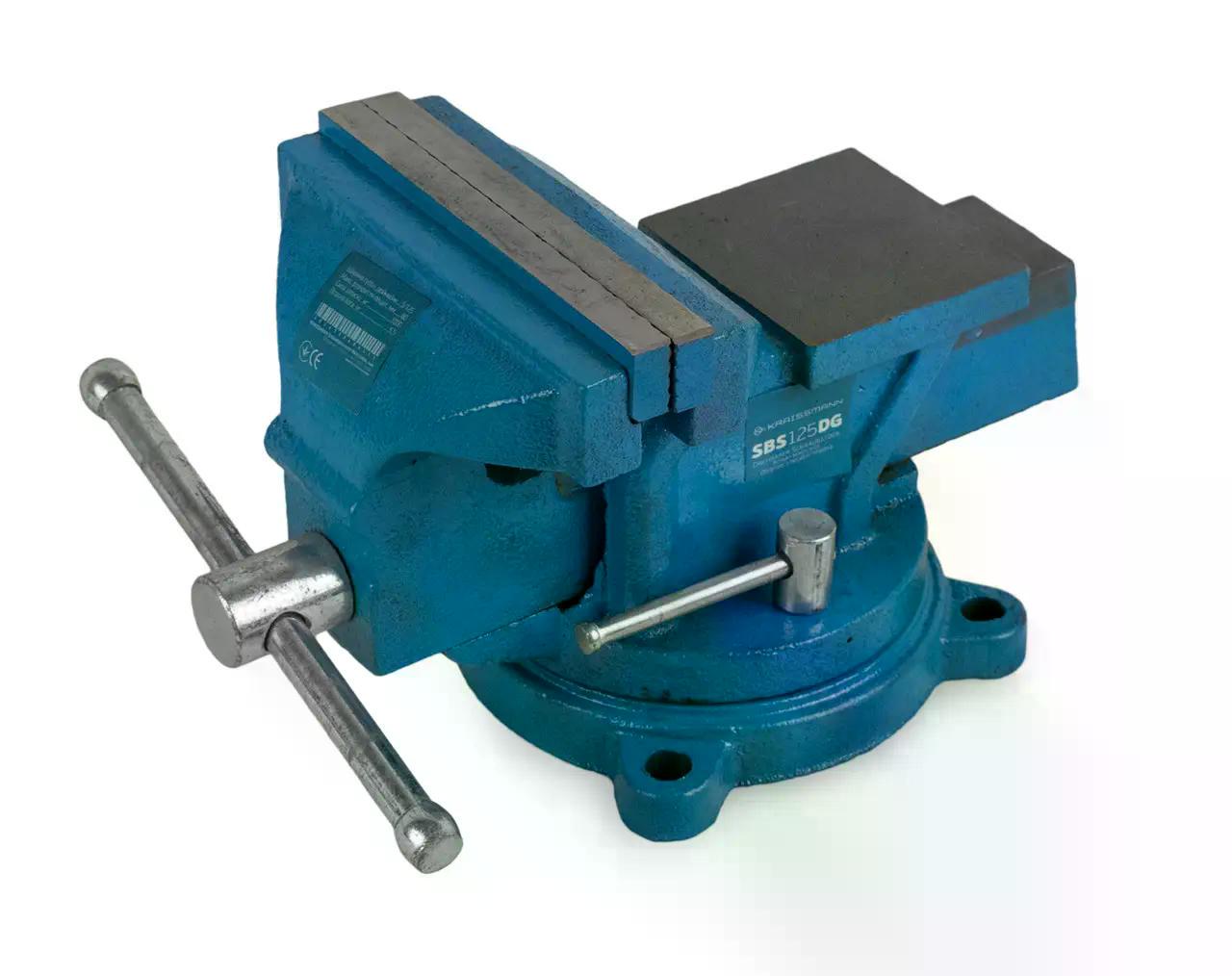 Тиски слесарные вращающиеся KRAISSMANN SBS 125 DG губки 125 мм (30951282) Тиски слесарные вращающиеся KRAISSMANN SBS 125 DG губки 125 мм (30951282)