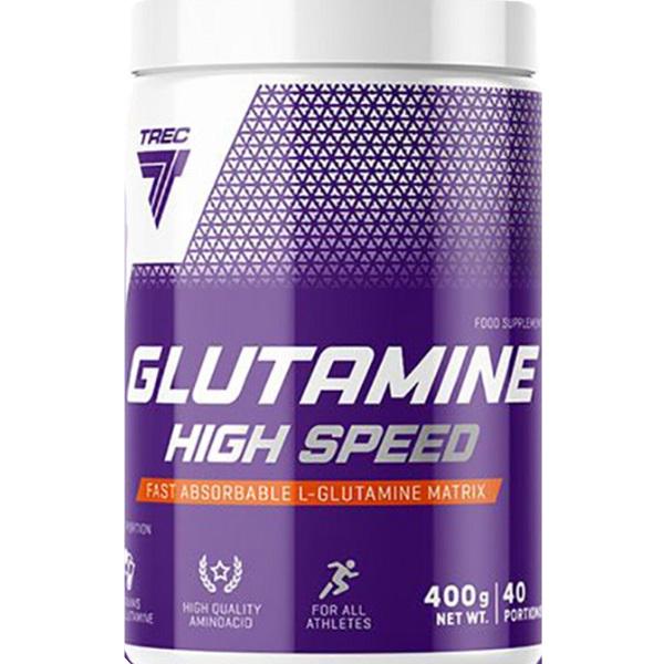 Глютамін для спорту Trec Nutrition Glutamine High Speed 400 g /20 servings/ Cherry Black Currant