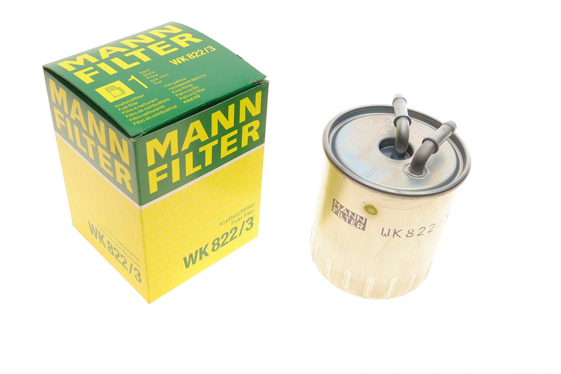 Фильтр топливный Mann-Filter для MB S-class W220 98-06/E-class W211 03-08 OM628 (WK 822/3)