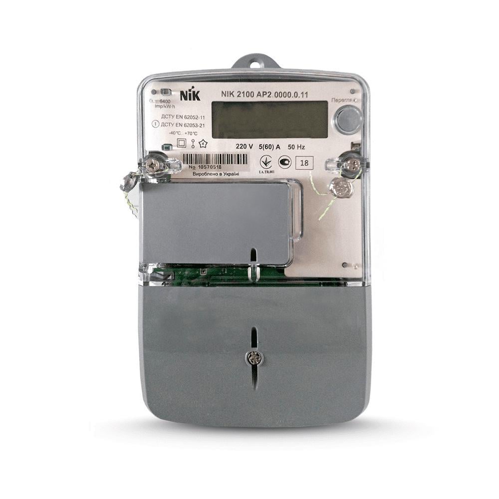 Лічильник електроенергії NIK 2100 AP6Т та PLC модуль 5-80А 220V (AP6T.2802.МС.11)