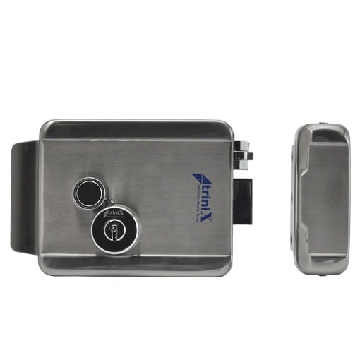 Замок электромеханический Trinix TRX Fass Steel 12V из нержавеющей стали Серый (28154952)