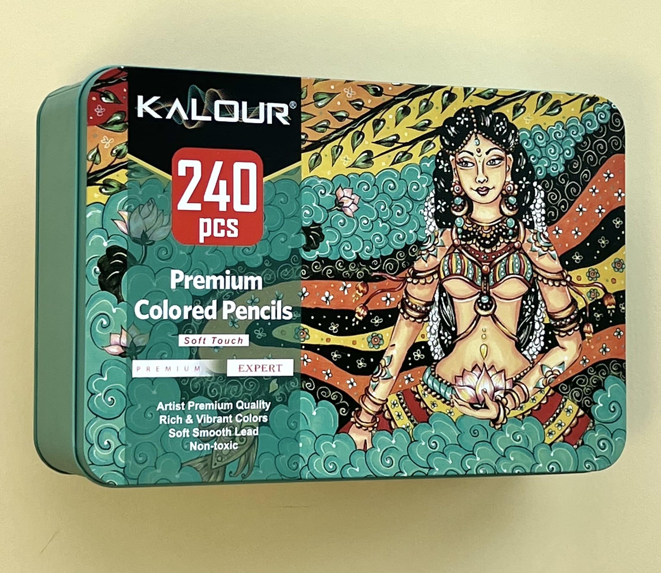 Набір олівців Kalour великий у металевому пеналі 240 кольорів - фото 10 Набір олівців Kalour великий у металевому пеналі 240 кольорів - фото 10