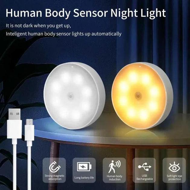 Світильник Led бездротовий Body induction lamp на акумуляторі з датчиком руху - фото 9 Світильник Led бездротовий Body induction lamp на акумуляторі з датчиком руху - фото 9