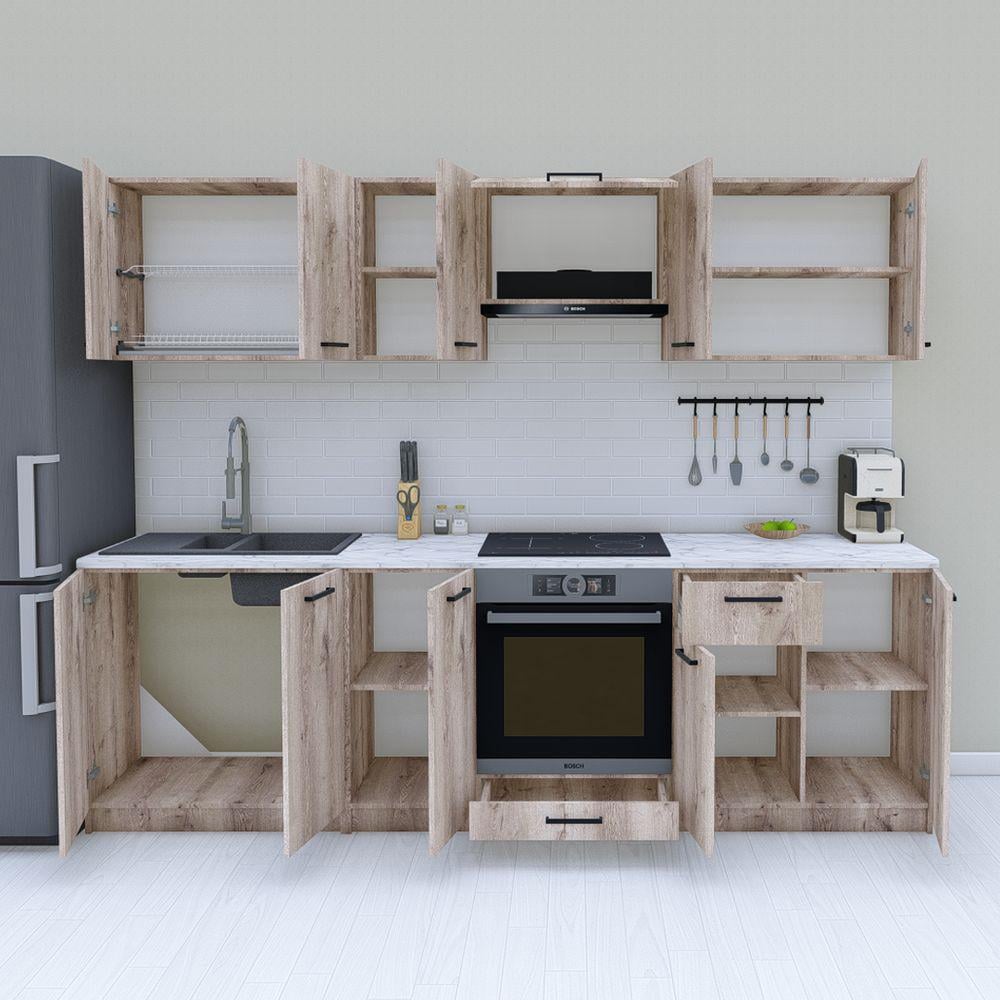 Кухня модульная готовая 2,6 м Аликанте (МП50в) - фото 2