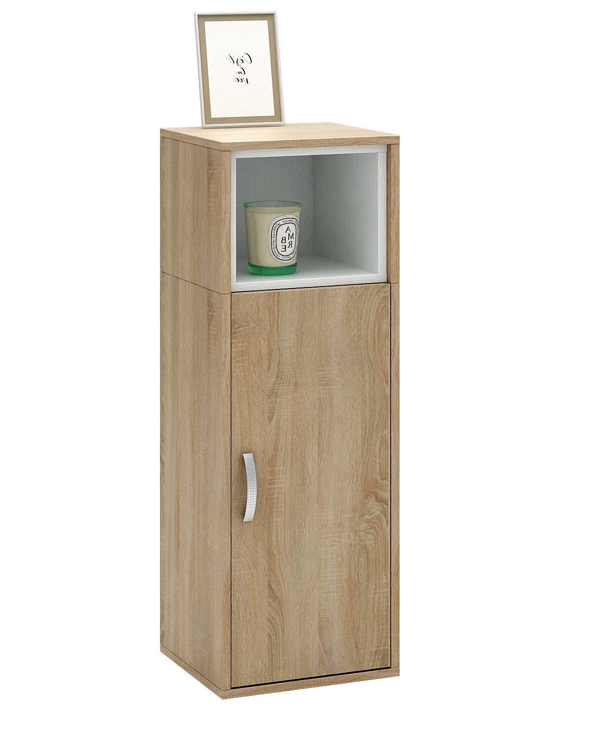 Полка настенная Уно-142 Дуб сонома/Белый (111762160)