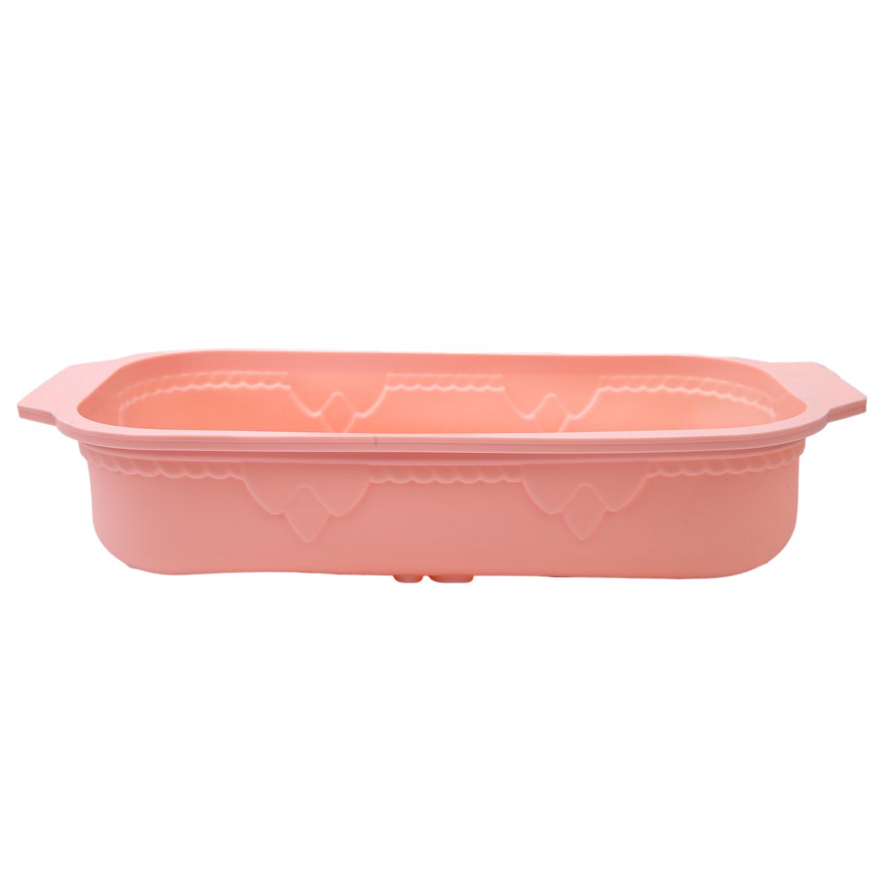 Форма силіконова для випічки Троянди 29х14 см Рожевий (2356744442) - фото 4 Форма силіконова для випічки Троянди 29х14 см Рожевий (2356744442) - фото 4
