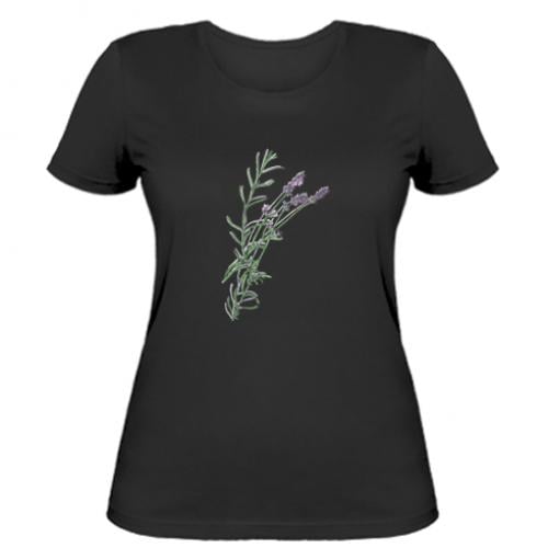 Футболка женская Лаванда M Черный (11698533-2-172840-M)