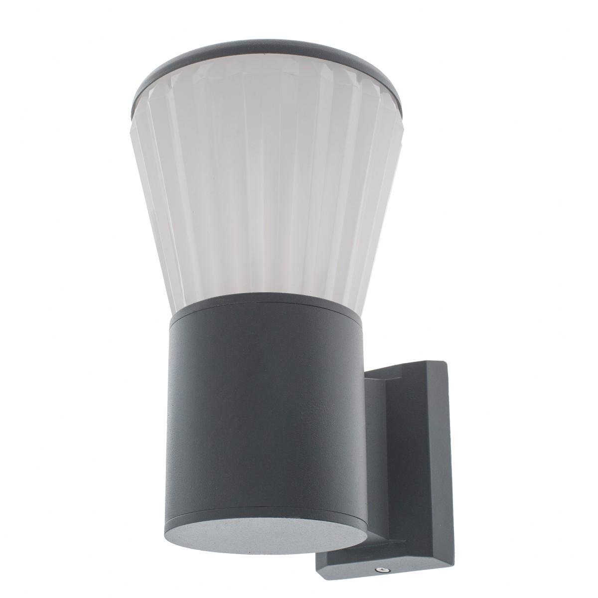 Светильник уличный Brille фасадный настенный IP54 PL-22/22 E27 DGY (34-278)