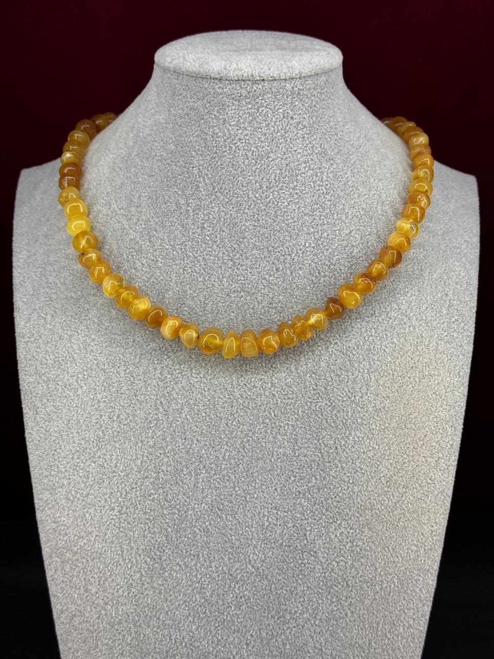 Бусы из янтаря лечебные 44 см (н-887)