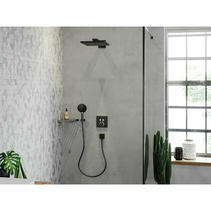 Душевая лейка Hansgrohe RAINDANCE SELECT S 26530670 с кнопкой 125 мм Черный (113728) - фото 4