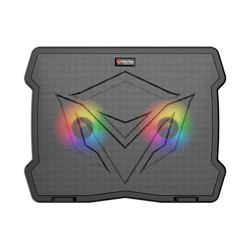 Подставка с вентиляторами MeeTion CoolingPad CP2020 RGB эффекты 9-14" Черный (576047) Подставка с вентиляторами MeeTion CoolingPad CP2020 RGB эффекты 9-14" Черный (576047)