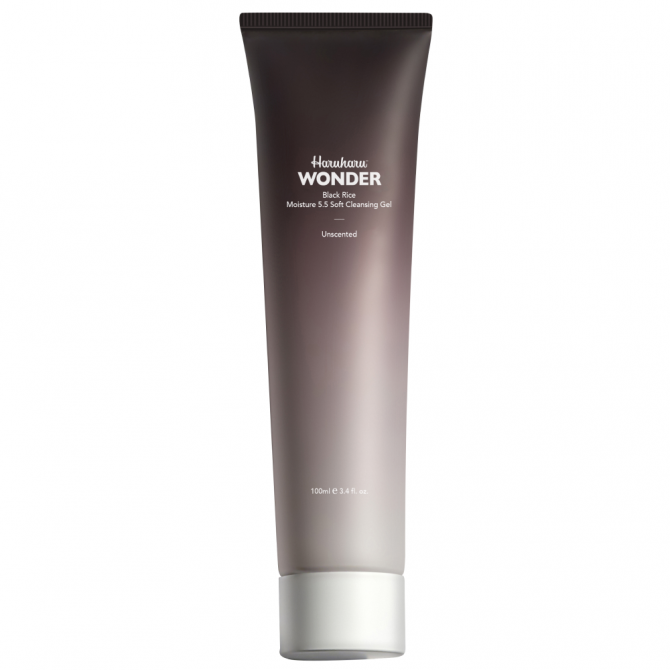 Пенка Haruharu Wonder Black Rice Moisture 5.5 Soft Cleansing Gel для очищения кожи с экстрактом черного риса 100 мл