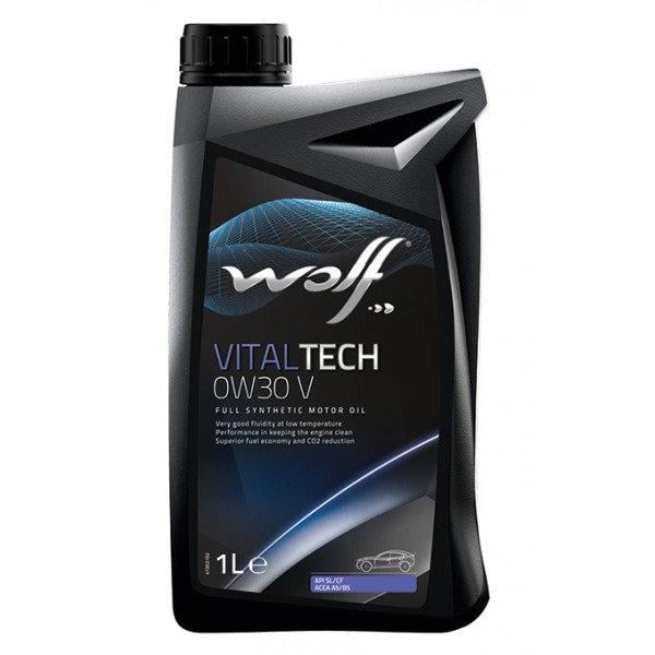 Моторное масло WOLF VitalTech V A5/B5/A7/B7 SN/CF 0W-30 1 л (8324062)