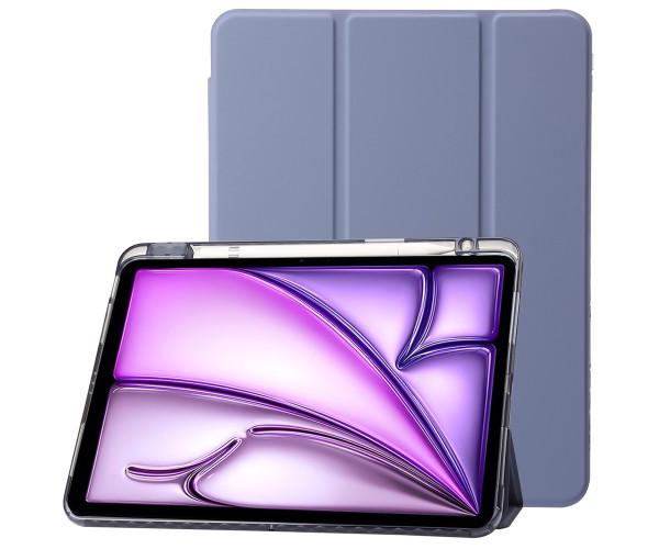Чохол-книжка Glass Magnet Flip Cover для iPad Air 13 2024 з комплектом захисту для камери Синій