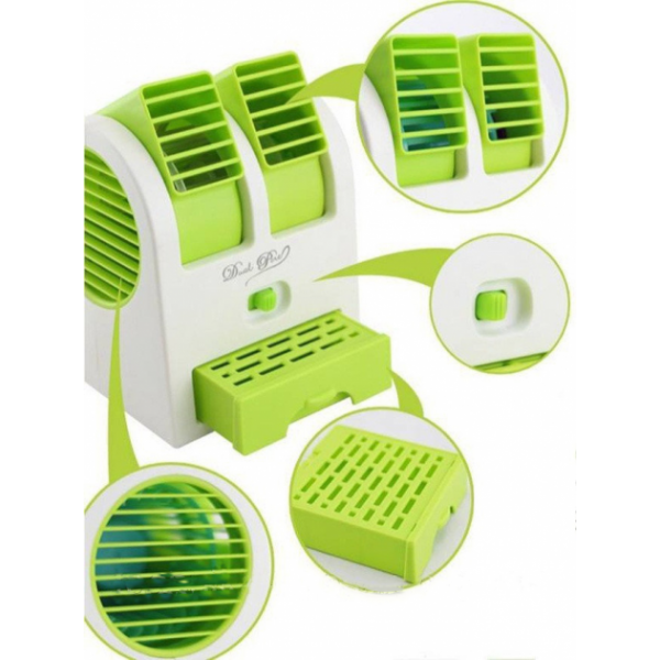 Охладитель воздуха Air Mini Cooler и ручной вентилятор Handy Green (2c3f7459) - фото 5