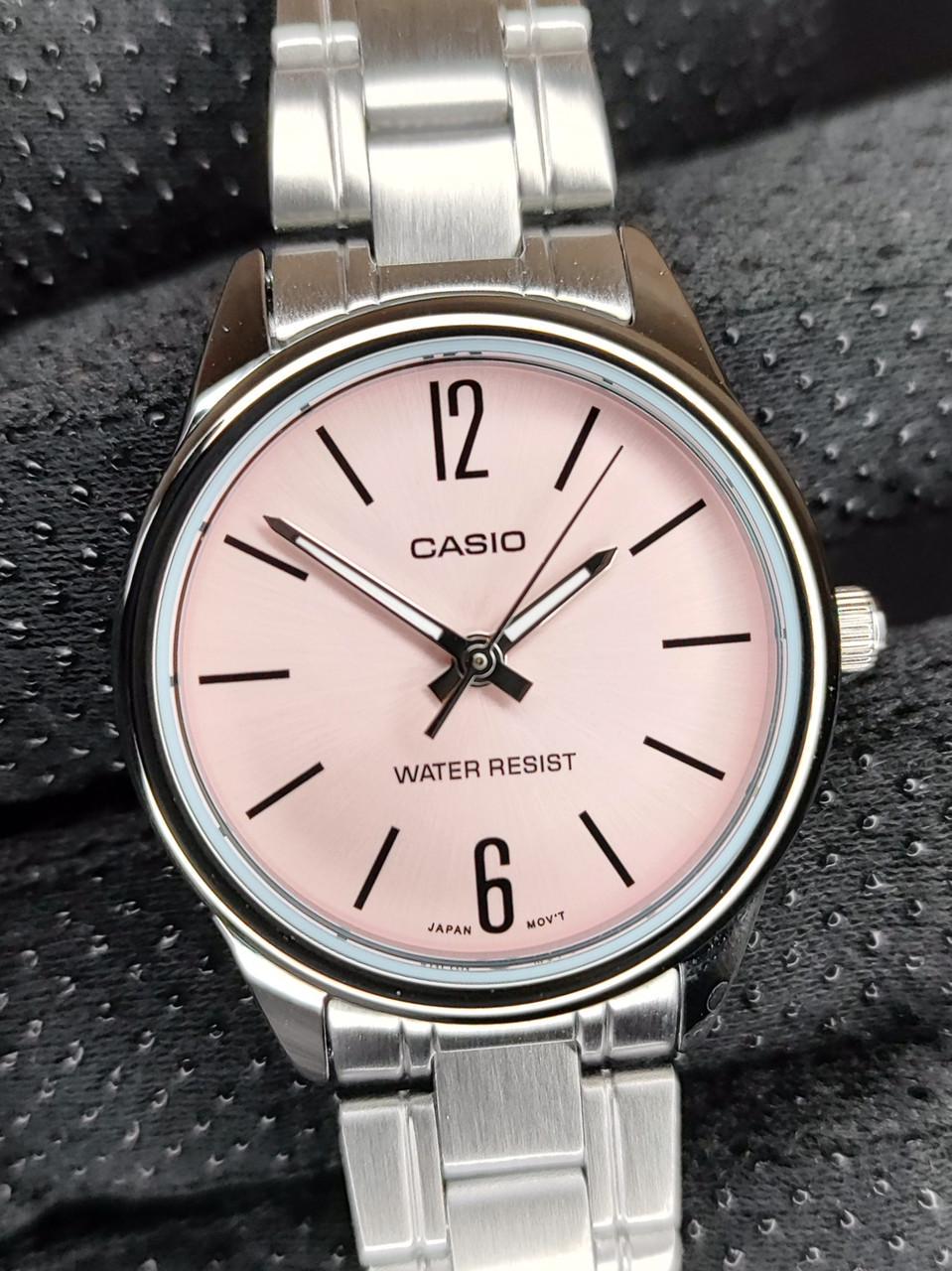 Наручные часы женские Casio LTP-V005D-4B Lady Timeless Collection Розовый (2736101149)