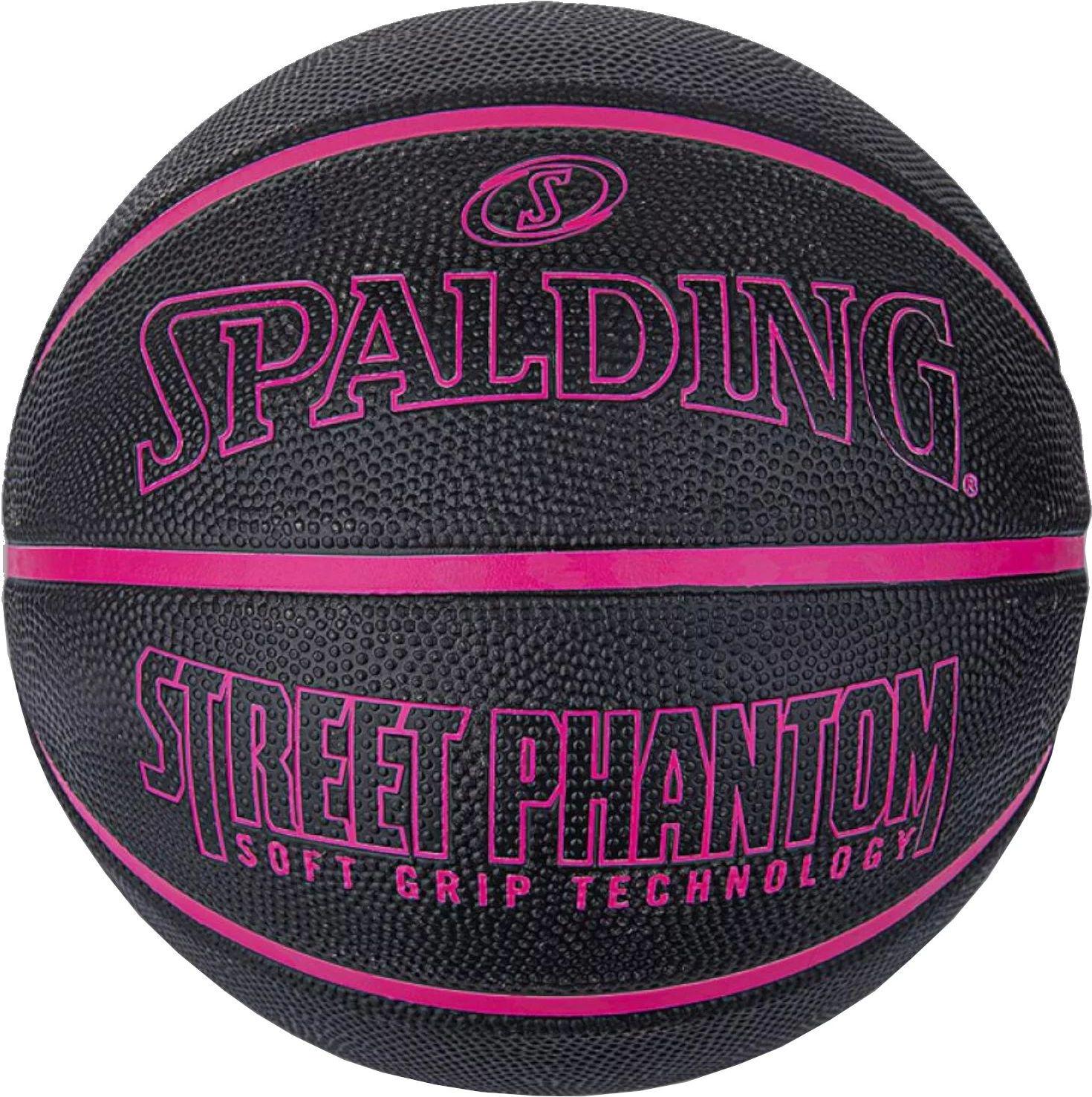 Баскетбольный мяч Spalding STREET PHANTOM р. 7 Черно-фиолетовый (84385Z)