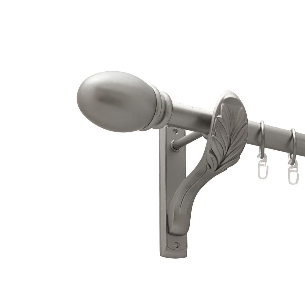 Карниз Orvit Белуно металевий однорядний ретро гладка труба кільце металеве 25 мм 200 см Сатин (00-00021808)