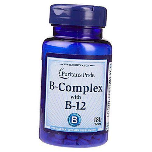 Витамины группы В Vitamin B-Complex with B-12 180 таблеток (36367002)