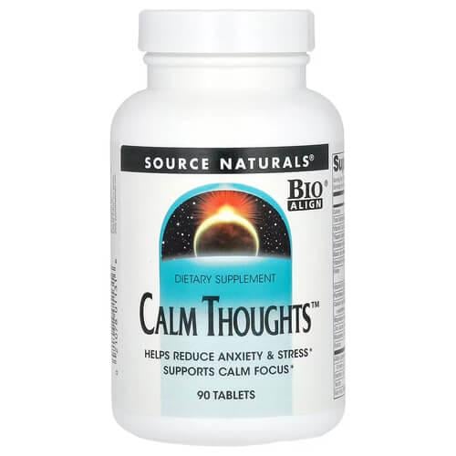 Комплекс вітамінів групи В Source Naturals Calm Thoughts 90 табл. (SNS-01131)