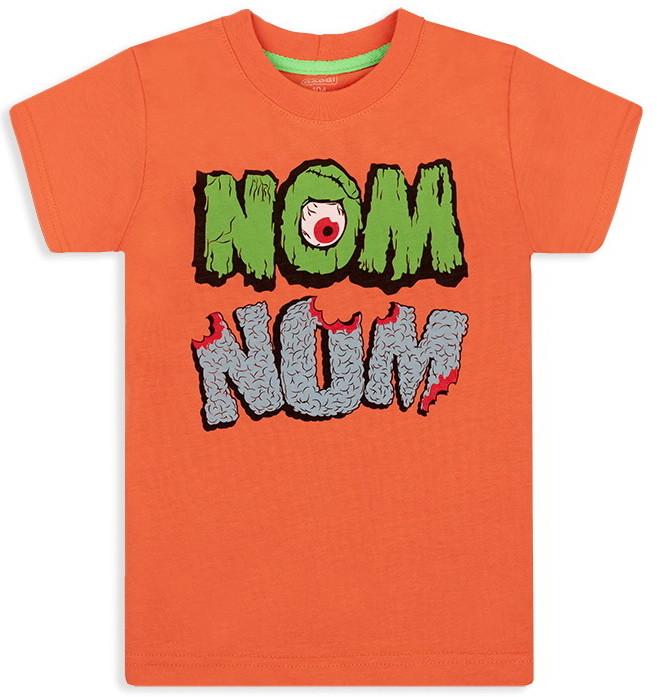 Футболка детская для мальчика Gabbi Чувчики 104 см Оранжевый (12181)