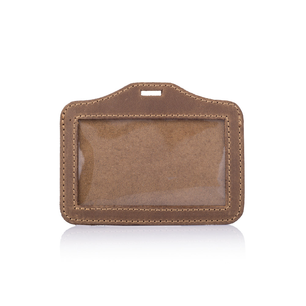 Бейдж Mobicase NC-03-A310 кожаный Оливковый (14613776)