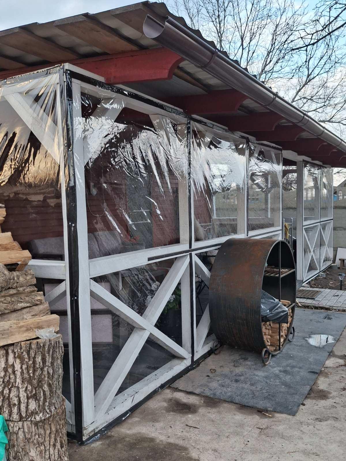 Тент ПВХ с люверсами 3х4 м Прозрачный (ПВХ-3х4) - фото 6 Тент ПВХ с люверсами 3х4 м Прозрачный (ПВХ-3х4) - фото 6