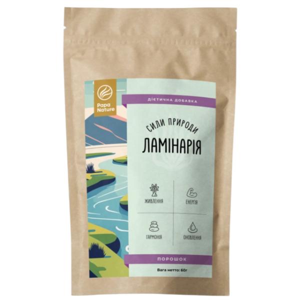 Натуральная добавка PapaNature Laminaria digitata Ламинария порошок 60 г/30 порций (23713001) Натуральная добавка PapaNature Laminaria digitata Ламинария порошок 60 г/30 порций (23713001)