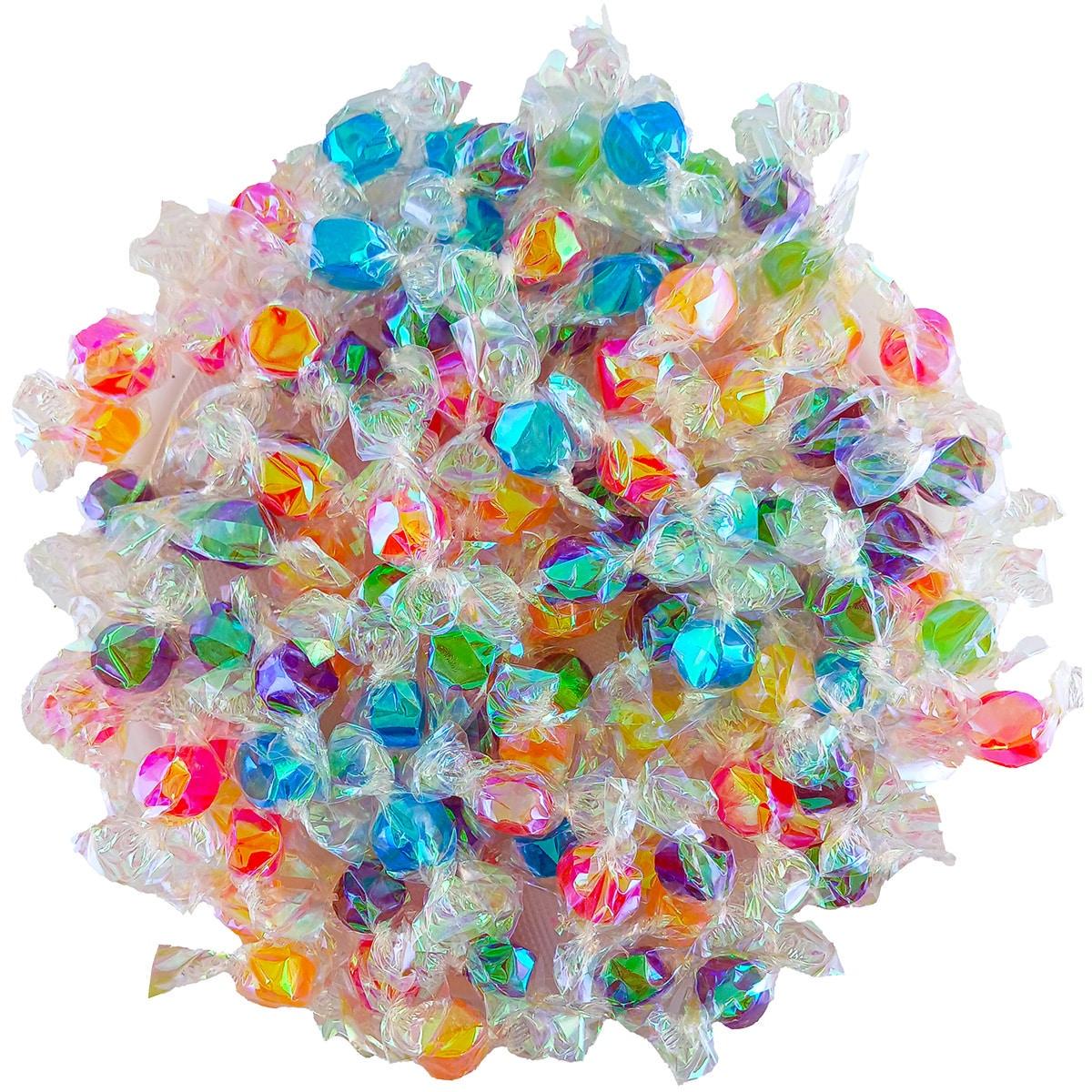 Леденцы карамель НЕОН Twisted Crystal ассорти вкусов 500 г (2982078653)