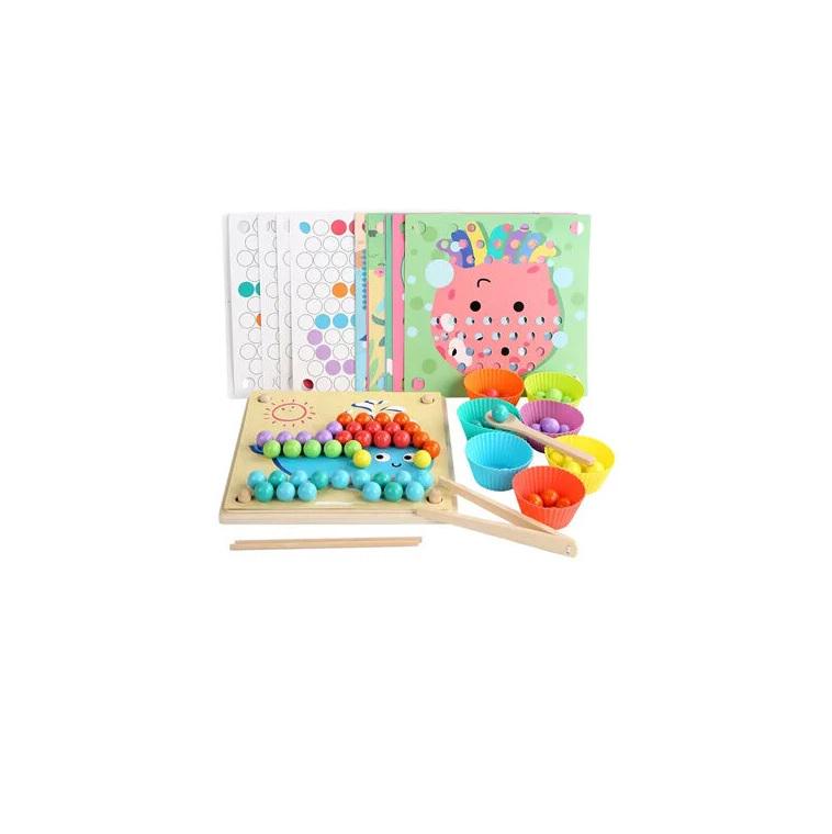 Игровая доска логическая шарики/карты с заданиями Multicolor (160646)